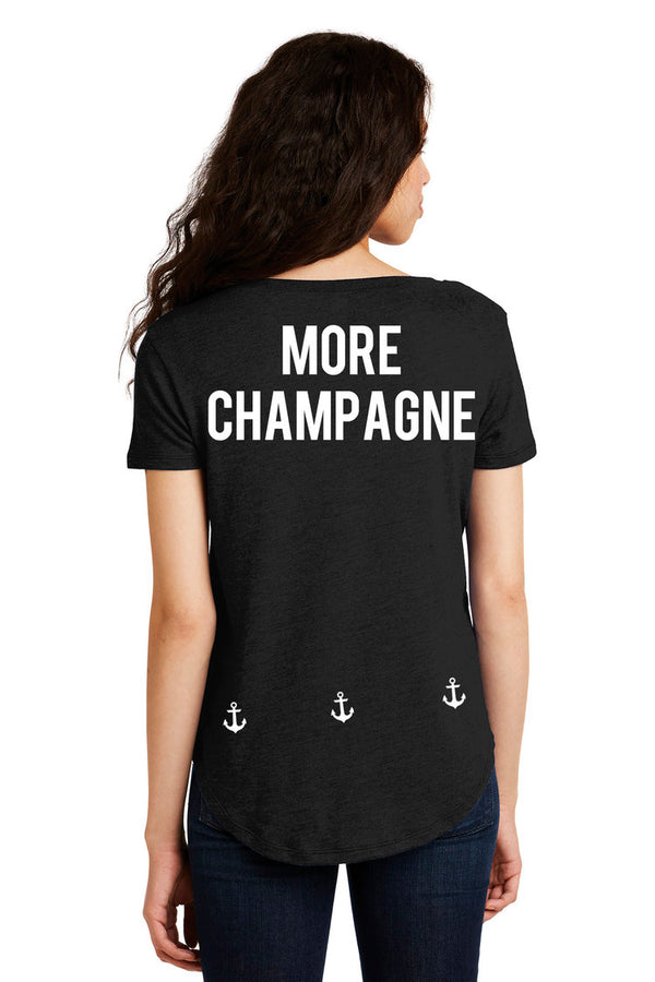 MORE CHAMPAGNE ladies tee